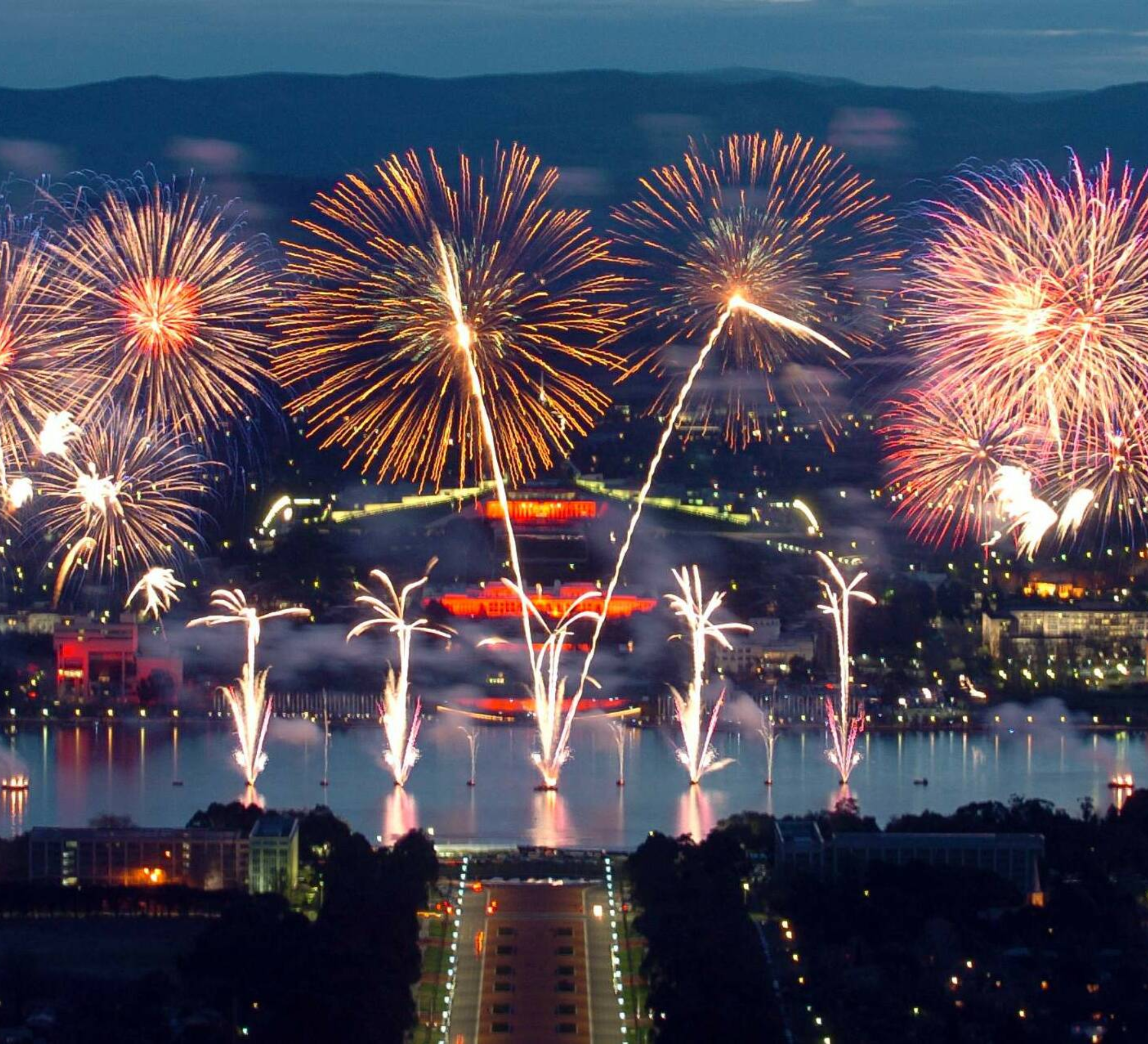 NYE Canberra Fireworks